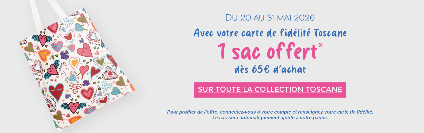 1 Sac offert*