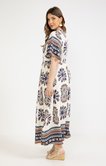 Robe longue imprimée