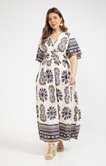 Robe longue imprimée