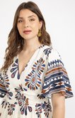 Robe longue imprimée