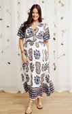 Robe longue imprimée