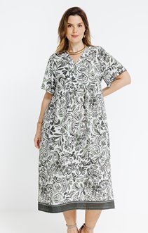 Robe longue imprimée