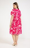 Robe mi-longue imprimée