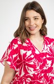 Robe mi-longue imprimée