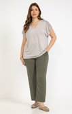 Pantalon gaze coton