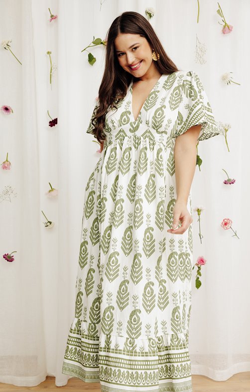 Robe longue été imprimé