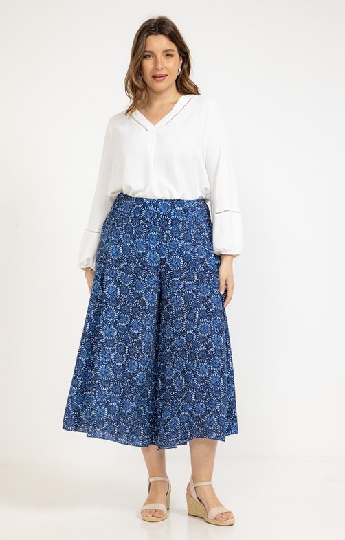Jupe culotte imprimée