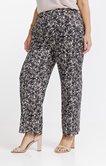 Pantalon imprimé feuillage