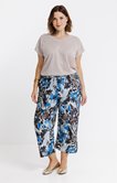 Pantalon large imprimé