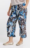 Pantalon large imprimé