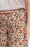 Pantalon fluide fibranne imprimé