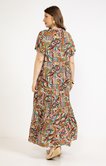 Robe longue imprimée