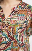 Robe longue imprimée