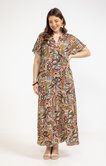 Robe longue imprimée