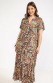 Robe longue imprimée