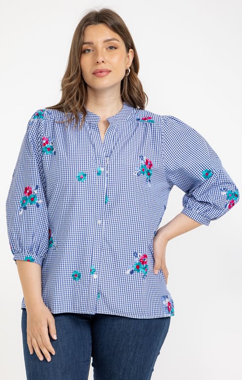 Chemise imprimée vichy