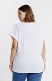 Tee-shirt avec  broderies coeurs
