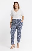 Pantalon style jogging imprimé