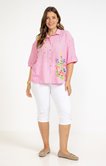 Chemise rayée manches courtes