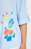 Chemise rayée manches courtes