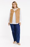 Veste brodée sans manches