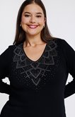 Pull avec strass