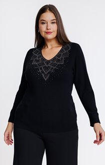 Pull avec strass