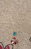 Pull imprimé avec collier