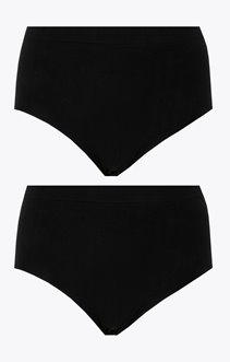 Lot de 2 culottes noires