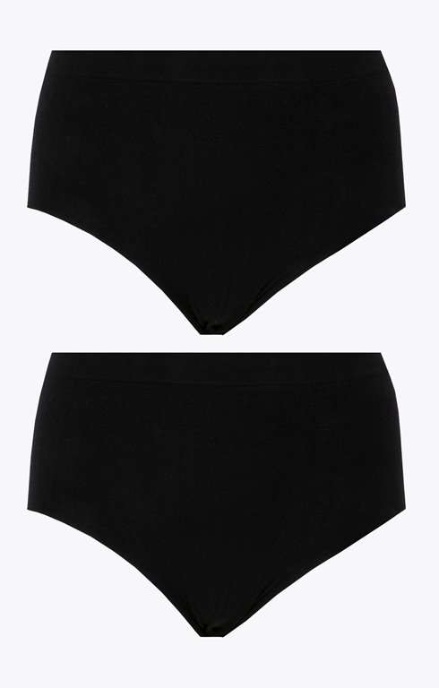 Lot de 2 culottes noires