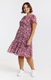 Robe plissé imprimé floral