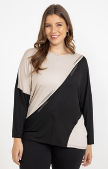 Tee-shirt bicolore