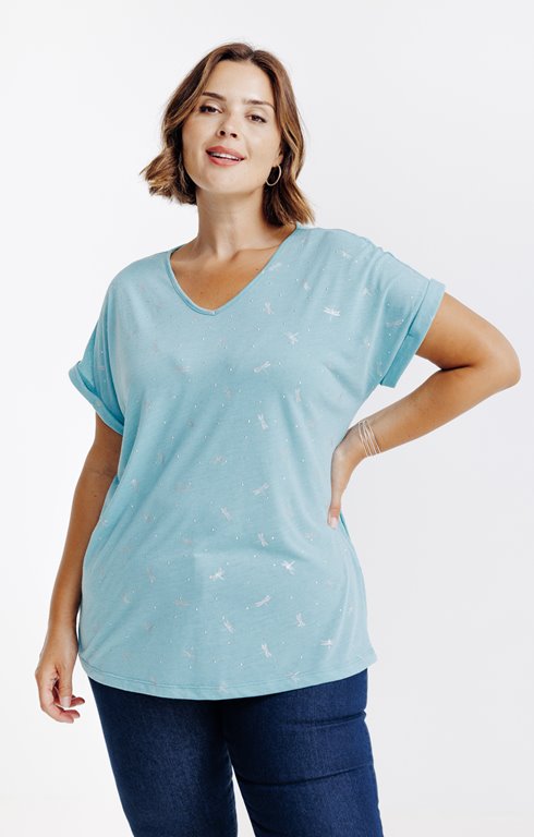 Tee-shirt imprimé libellules