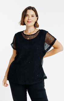 Tee-shirt effet filet