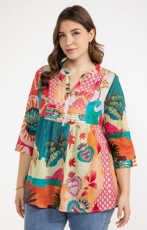 Tunique en voile de coton