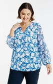Blouse imprimé fleuri