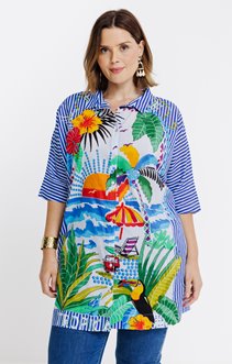 Tunique en voile de coton