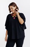 Tee-shirt forme poncho