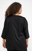 Tee-shrit bi-matière uni