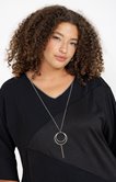 Tee-shrit bi-matière uni
