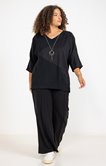 Tee-shrit bi-matière uni