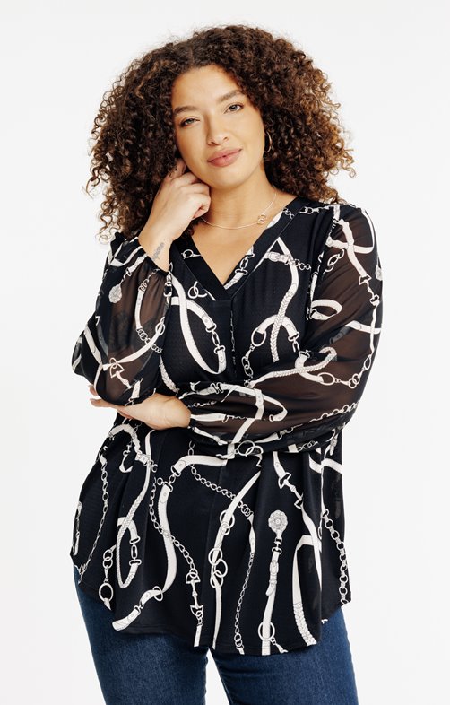 Tee-shirt bi-matière