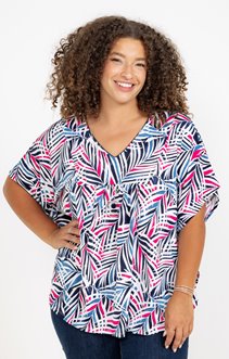 Ponchon encolure V avec collier 