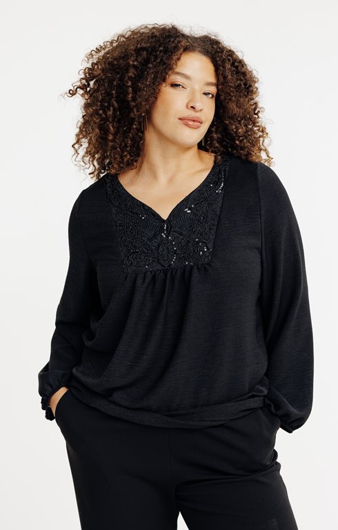 Tee-shirt uni avec plastron