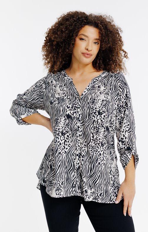 Chemisier encolure tunisienne