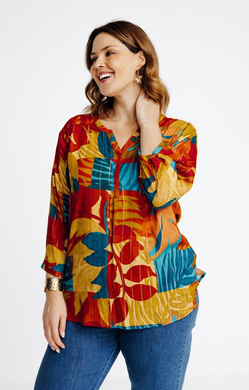 Chemisier encolure tunisienne