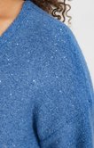 Pull col V avec strass