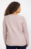 Pull col V avec strass