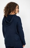 Pull à capuche avec détails lurex