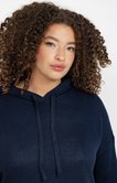 Pull à capuche avec détails lurex